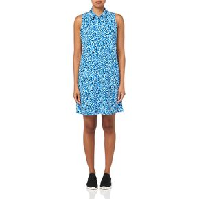 NIC+ZOE Women's Tech Stretch Animal Blues Collared Dress