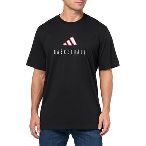 adidas Men's Worldwide Hoops Logo Performance Graphic T-Shirt