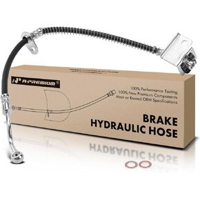 A-Premium Front Driver Brake Hydraulic Hose Compatible with Select Hyundai and Dodge Models - Accent 2006-2011, Attitude 2006-2012 - Replace# 587311E000