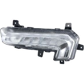 مصابيح ضباب LED متوافقة مع 2016 2017 2018 Chevy Malibu، مصباح ضباب على الجانب الأيمن مع عدسة شفافة - جانب Passagner
