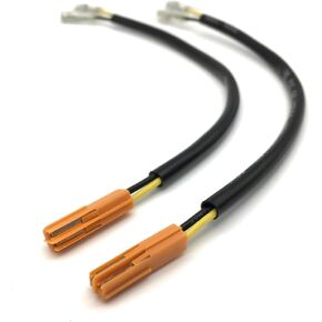 2Pcs 22.5cm/8.86in Motorcycle Light Line Compatible With Honda CBR125R 600 650F JC34 CBR1000 Turn Signals Connector Semaphore Adapter Blinker Indicators Wire Plug (2Pcs)
