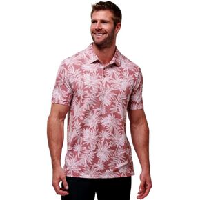 TravisMathew Men's Sea Journey Polo, Earth Red (1MZ126-6EAR, US, Alpha, Large, Regular, Regular)
