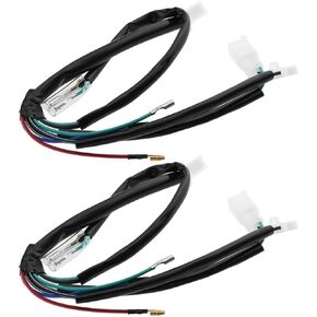 Pack of 2pcs Kick Start Wiring Loom Harness Ignition Wire Foot Starter Wiring Harness Looms Suitable for 50cc 110cc 125cc 140cc 150cc Pit Bike