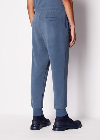 A|X Armani Exchange Men's Non Stretch Cotton Camo Denim Drawstring Trouser Pants, Celestial Blue in Saudi Arabia