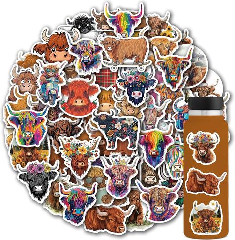 100 Pack Wolf Stickers,Wolf Decals Gifts for Teens Girls in Kuwait