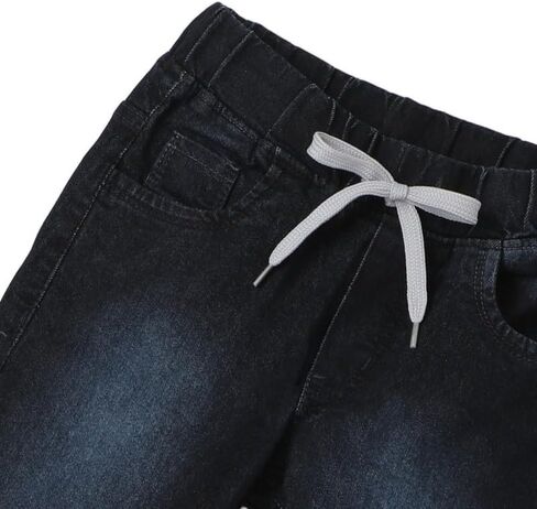 chopper club Boys Denim Jeans in Stretchable Cotton 3x1 Fabric in Slim Fit and Round Elastic with Patch in Saudi Arabia