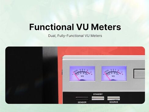 VICTOR Milwaukee 50 Watt Desktop Bluetooth Stereo System with CD/MP3 Player, FM Radio, Functioning VU Meters, and Detached Stereo Speakers, Black in Kuwait