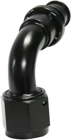 10AN 90 درجة دفع قفل وصلة لتركيب خرطوم أنثى قطب دفع على محول/قفل خرطوم بارب زيت الوقود وصلة خطية نهاية 1 قطعة in Kuwait