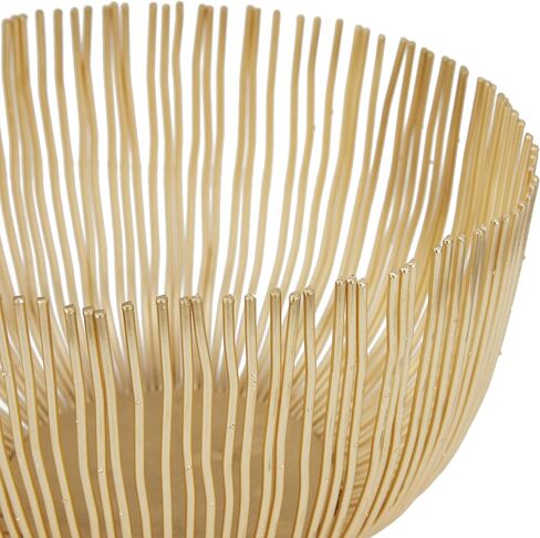 The Novogratz Metal Decorative Bowl Decorative Bowl Decorative Containers, Set of 2 Decorative Keepsake Boxes 11", 10"H, Gold in Saudi Arabia