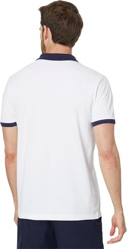 U.S. Polo Assn. Men's Short Sleeve Slim Fit Printed Chest Stripe Pique Polo Shirt in Saudi Arabia