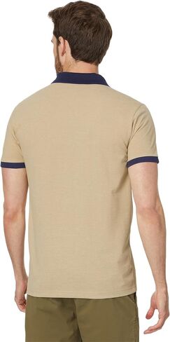 U.S. Polo Assn. Men's Short Sleeve Slim Fit Printed Chest Stripe Pique Polo Shirt in Saudi Arabia