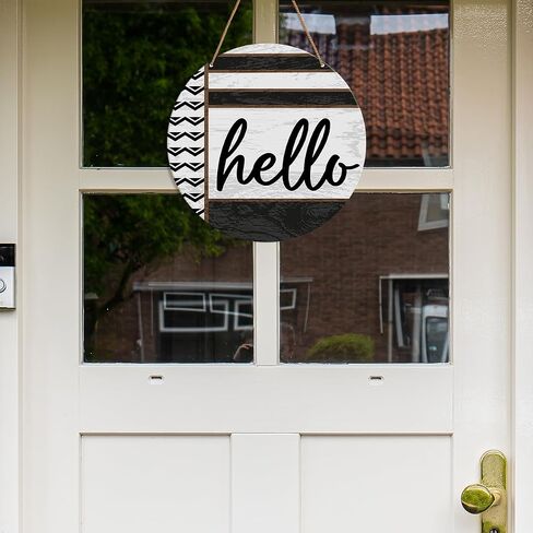 Welcome Sign for Front Door, Welcome Florals Hanging Sign for Home Front Door Porch Decor Rustic Wall Decorations Housewarming Gift for New House Home Apartment in Saudi Arabia
