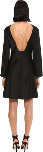 Donna Morgan Women's Rhinestone Back Detailed Bias Cut Dress Event Occasion Date Night Out Guest of in Saudi Arabia