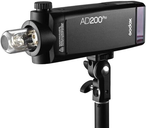 فلاش جيب Godox AD200 Pro AD200Pro + باب الحظيرة Godox BD-07 مع شبكة قرص العسل قابلة للفصل و4 مرشحات ألوان + عاكس قياسي Godox AD-S2 مع ناشر ناعم + Godox AD-S11 جل ملون وعاكس شبكي in Saudi Arabia
