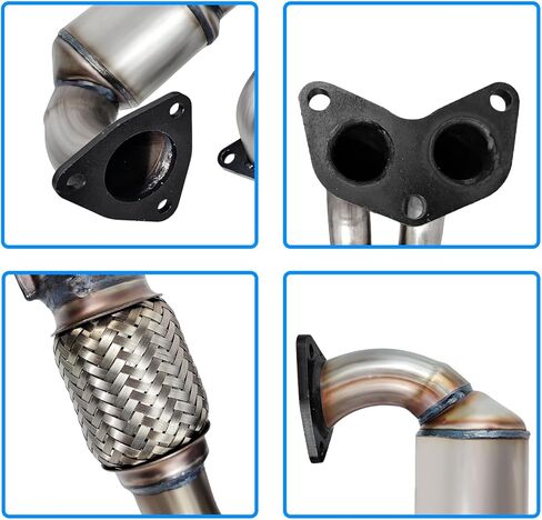 محول حفاز أمامي متوافق مع 2015 2016 2017 2018 2019 سوبارو أوتباك ليجاسي H4 2.5L عالي الأداء (متوافق مع وكالة حماية البيئة) in Kuwait