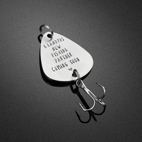 New Fishing Buddy Coming Soon Fishing Lure Pregnancy Announcement for dad in Saudi Arabia