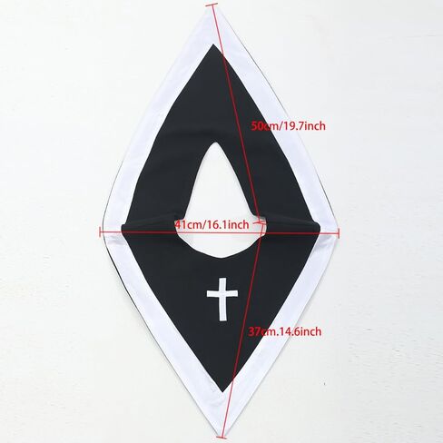 BLESSUME Unisex Church V Shape Choir Stole Collar with Cross in Kuwait