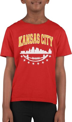 Boys Football T-Shirt Sports Fan Gear Short Sleeve Printed Designs in Kuwait