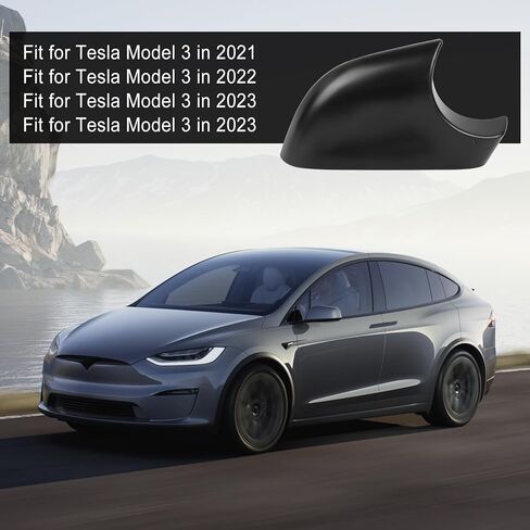 For Tesla Model 3 Rearview Mirror Lower Cover 2017-2024, Front Right Passenger Side Rearview Mirror Lower Cover Cap Replace 2287.3005, Side Mirror Base Cover Right with Disassembly Tool Skid Plate *1 in Kuwait