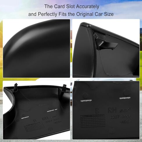 For Tesla Model 3 Rearview Mirror Lower Cover 2017-2024, Front Right Passenger Side Rearview Mirror Lower Cover Cap Replace 2287.3005, Side Mirror Base Cover Right with Disassembly Tool Skid Plate *1 in Kuwait