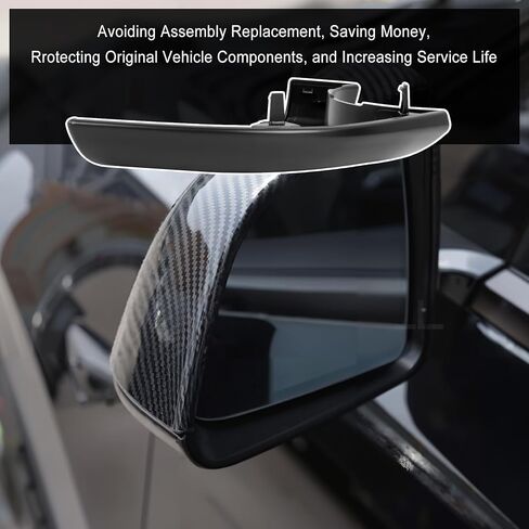 For Tesla Model 3 Rearview Mirror Lower Cover 2017-2024, Front Right Passenger Side Rearview Mirror Lower Cover Cap Replace 2287.3005, Side Mirror Base Cover Right with Disassembly Tool Skid Plate *1 in Kuwait