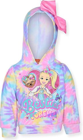 Nickelodeon Jojo Siwa Girls Hoodie with Bow and Pants Set for Toddler and Little Kids in Saudi Arabia