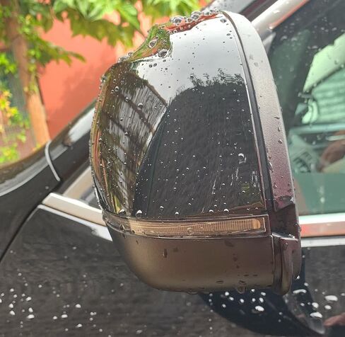 1 Pair Black Rearview Mirror Cover Left Right Side Mirror Covers Caps for BMW X3 G01 X4 G02 X5 G05 X6 G06 X7 G07 2018 2019 2020 (Glossy Black) in Kuwait