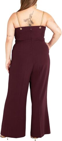 City Chic Women's Plus Size Ann Chain Jumpsuit in Saudi Arabia