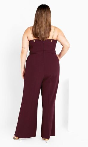 City Chic Women's Plus Size Ann Chain Jumpsuit in Saudi Arabia