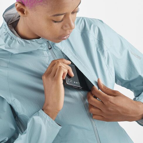 Salomon Women's Bonatti Waterproof Shell Light Jacket for Trail Running in Saudi Arabia