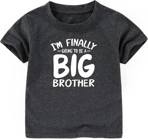 I'm Finally Going to be a Big Brother t Shirt for Boys Gifts for boy Promoted to Big Brother Shirt Outfits in Kuwait