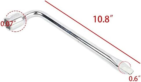 Wheel Wrench 17mm L-Shaped Sleeve Auto Repair Tools Tire Changing Tool in Saudi Arabia