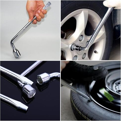 Wheel Wrench 17mm L-Shaped Sleeve Auto Repair Tools Tire Changing Tool in Saudi Arabia
