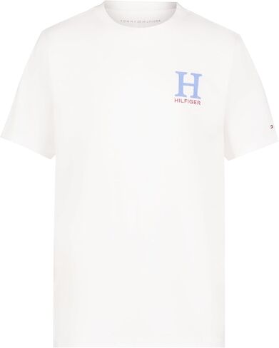 Tommy Hilfiger Boys' Short Sleeve Solid Crew Neck T-Shirt, Soft, Comfortable, Relaxed Fit in Saudi Arabia