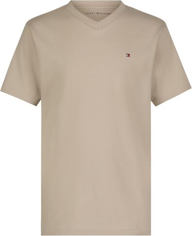Tommy Hilfiger Boys' Short Sleeve Solid Crew Neck T-Shirt, Soft, Comfortable, Relaxed Fit in Saudi Arabia