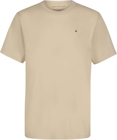 Tommy Hilfiger Boys' Short Sleeve Solid Crew Neck T-Shirt, Soft, Comfortable, Relaxed Fit in Saudi Arabia
