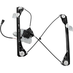 BOXI 741-642 Front Passenger Side Power Window Regulator with Motor Fit for Pontiac Grand Am for Oldsmobile Alero/Black / 89044652 22702138 22697440