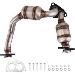 PHILTOP 1PC High Flow Stainless Steel Catalytic Converter for 2011-2019 Fiesta 1.6L Naturally Aspirated,Direct-Fit Catalytic Converter Kit OEM 16610, 641504, 30600 (EPA Compliant)