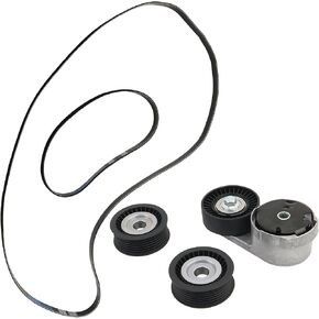 286570 Drive Belt Replacement Kit Compatible with Maserati Ghibli Levante Quattroporte 3.0TT V6 Engine Replace 278940 278950
