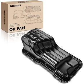 A-Premium Engine Oil Pan Sump with Drain Plug Compatible with Nissan 200SX 1995-1998, NX 1991-1993, Pulsar NX 1989-1990, Sentra 1989-2006, L4 1.6L