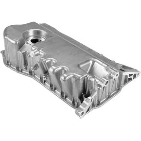 A-Premium Engine Oil Pan Sump with Drain Plug Compatible with Audi A3 Quattro 2006-2009, TT Quattro 2008-2009, VW Eos 2007-2008, R32 2003-2004, V6 3.2L