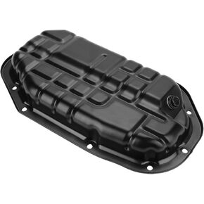 Engine Oil Pan with Drain Plug Compatible with Infiniti EX35 EX37 FX35 FX37 G35 G37 M35 M37 Q40 Q50 Q60 Q70 Q70L QX50 Nissan 350Z 370Z 3.5L 3.7L 2007-2020 Replacement for 11110-JK20C 264-566