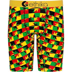 Ethika Mens Staple Boxer Brief | Rasta 420