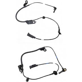 TRQ Front ABS Wheel Speed Sensor Set Compatible with 2008-2009 Mitsubishi Lancer 2007-2011 Outlander 2011 Outlander Sport