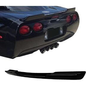 for C5 Corvette Rear Spoiler Fit for 1997-2004 Chevrolet Corvette C5 Trunk Wing ZR1 Extended Style ABS Painting Gloss Black Rear Trunk Wing Accessories Exterior