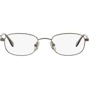 Brooks Brothers Men's BB 363 Oval Prescription Eyewear Frames, Gunmetal/Demo Lens, 50 mm