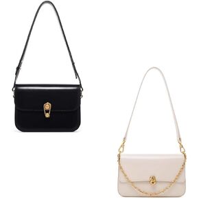 LA'FESTIN Leather Purse Bags For Women - Ladies Shoulder Handbags Crossbody Bag
