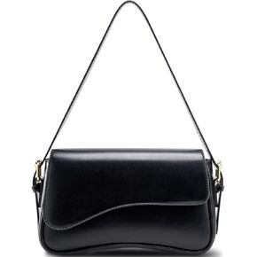 Small Shoulder Bags,Trendy Crossbody Purses for Women Waterproof Leather Handbags Clutch Tote Designer Bags black purse