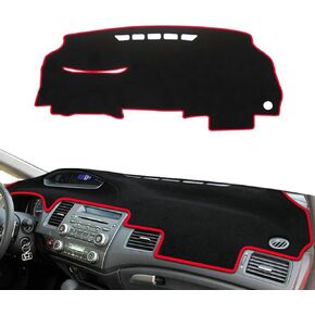 Dash Cover Mat Custom Fit for 2006-2011 Honda Civic Car Interior Pad