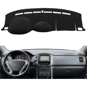 Dash Cover Mat Custom Fit for Honda Pilot 2003-2008, Dashboard Cover Cap Pad Carpet Protector F204 (Black)